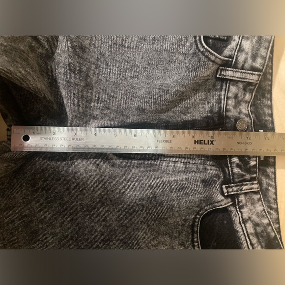 Momokrom Dolls Kill WASHED GREY LOW RISE BAGGY WIDE LEG JEANS - Picture 9 of 13